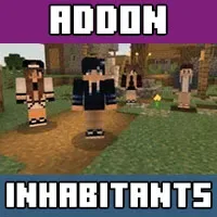 Download mods for inhabitants on Minecraft PE