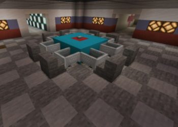Meeting Room from Among US Map for Minecraft PE