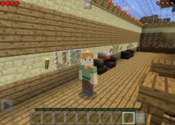 Inside the House from Stampys Lovely Map for Minecraft PE