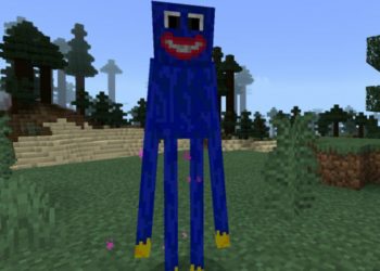 Main Character from Huggy Wuggy Texture Pack for Minecraft PE