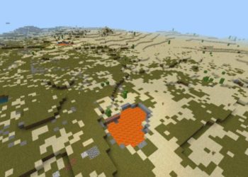 Plain from Earth Map for Minecraft PE