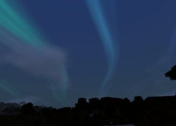 Night Sky from Esbe 2G Shader for Minecraft PE