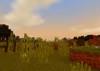 Sunset from Esbe 2G Shader for Minecraft PE