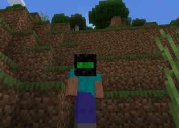 Goggles from Night Vision Texture Pack for Minecraft PE