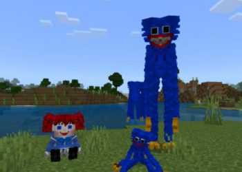 Characters from Poppy Playtime Mod Minecraft PE