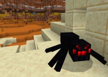 Spider from Night Vision Texture Pack for Minecraft PE