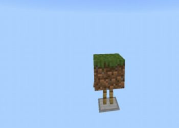 One Block from Survival Single Block Map for Minecraft PE