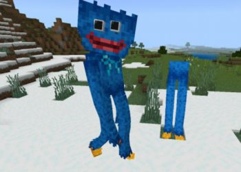 Monster from Huggy Wuggy Mod Minecraft PE