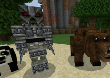 Different Creatures from Mo Creatures Mod for Minecraft PE