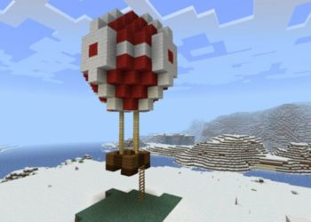 Air Baloon from Instant House Mod for Minecraft PE