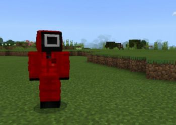 Character from Squid Game Mod for Minecraft PE