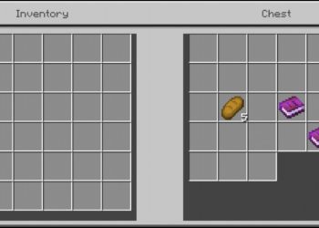 Chest Inventory from Survival Single Block Map for Minecraft PE