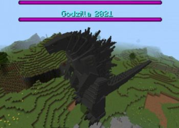 Godzilla 2021 from Godzilla Mod for Minecraft PE