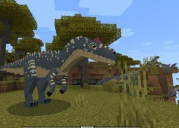 Allosaur from Dinosaur Mod for Minecraft PE