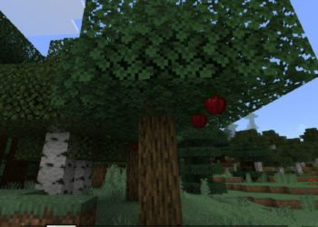 Apple from Better Foliage Mod for Minecraft PE