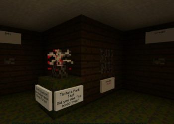 Blood Tree from Unknown Map for Minecraft PE