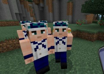 Characters from One Piece Mod for Minecraft PE