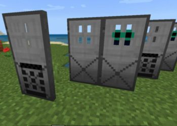 Doors from Security Mod for Minecraft PE
