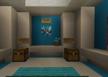 First Room from Stronghold Texture Pack for Minecraft PE