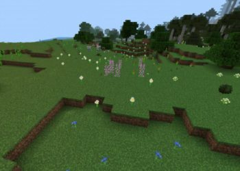 Flowers from Better Foliage Mod for Minecraft PE