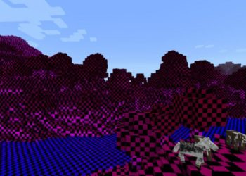 Forest from Missing Texture Pack for Minecraft PE