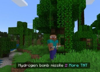 Hydrogen Bomb for TNT Mod for Minecraft PE