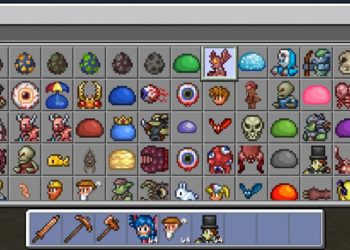 Inventory from Terraria Mod for Minecraft PE