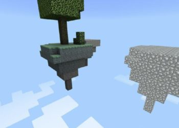 Islands from Aether Mod for Minecraft PE