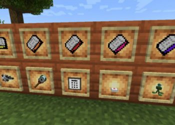 Items from Security Mod for Minecraft PE