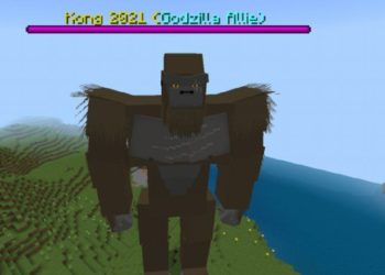 Kong from Godzilla Mod for Minecraft PE