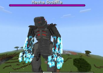 Mecha from Godzilla Mod for Minecraft PE