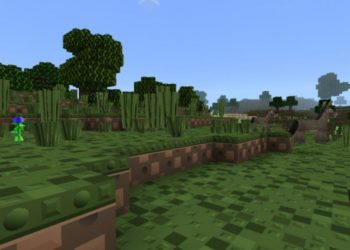 Nature from Lego Texture Pack for Minecraft PE