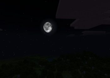 Night Sky from Console Shader for Minecraft PE