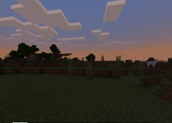 Sunrise from Ray Tracing Shader for Minecraft PE