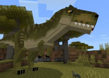 Tirranosaur from Dinosaur Mod for Minecraft PE