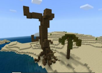 Trees from Structure Mod for Minecraft PE