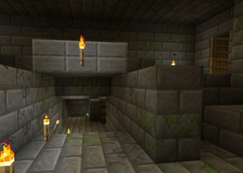 Underground from Stronghold Texture Pack for Minecraft PE