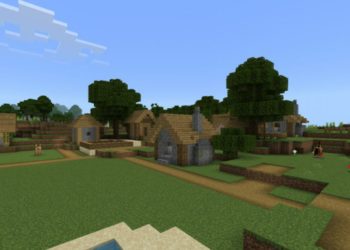 Village from Stronghold Texture Pack for Minecraft PE