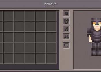 Armor Interface from Old Texture Pack for Minecraft PE