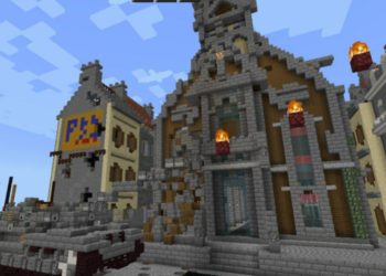 Buildings from Europe Map for Minecraft PE