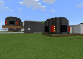 Buildings from Portalcraft Map for Minecraft PE