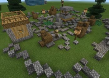 Buildings from from Legends of Zelda Map for Minecraft PE
