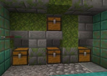 Chests from Dungeons Map for Minecraft PE