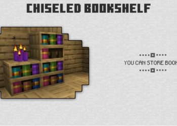 Chiseled Bookshelf from Minecraft 1.20