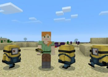 Creatures from Minions Mod for Minecraft PE