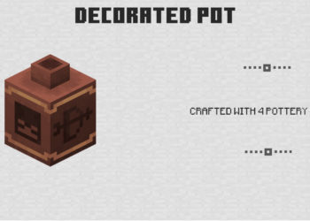 Decorated Pot from Minecraft PE 1.20