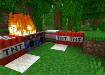 Different Blocks from Traps Mod for Minecraft PE