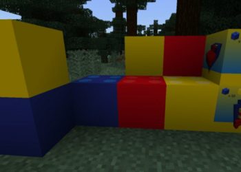 Different Bricks from Lego Mod for Minecraft PE