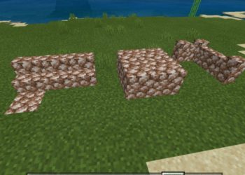 Granite from Stone Texture Pack for Minecraft PE