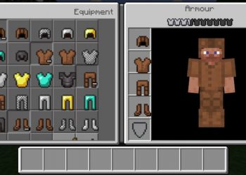 Interface from Old Texture Pack for Minecraft PE